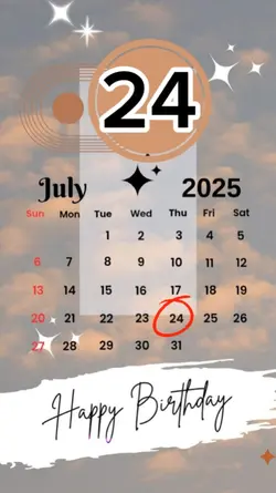birthday 24 July 