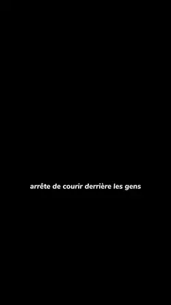 arrête de courir
