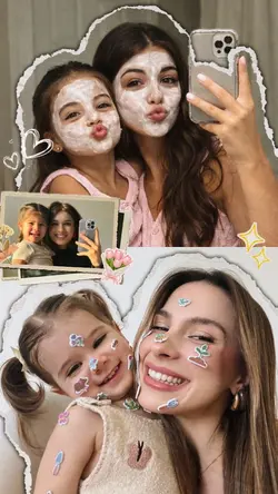 mom and daughter
