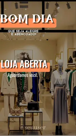 LOJA ABERTA BOm DIA