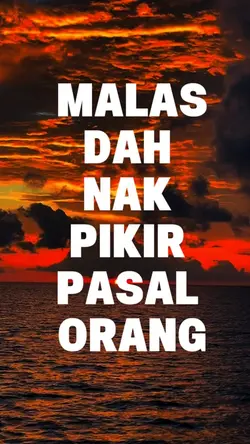 Malas pikir orang 