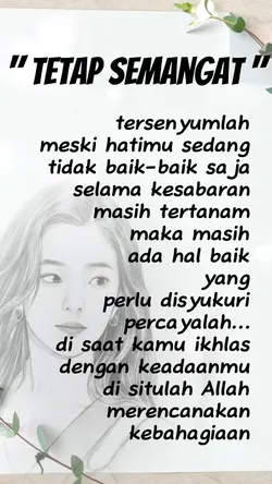 tersenyum lah