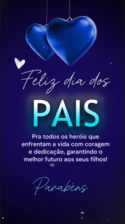 Feliz dia dos pais