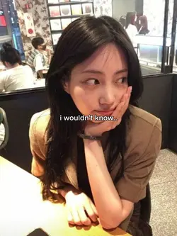 i wouldn't know