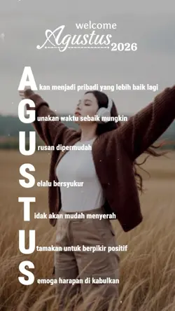 Welcome Agustus 2026