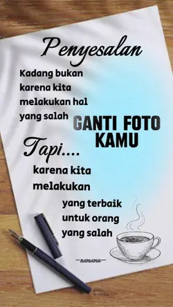 Penyesalan kadang 