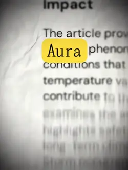 New trend aura