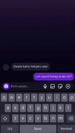 gada km hidupku sepi
