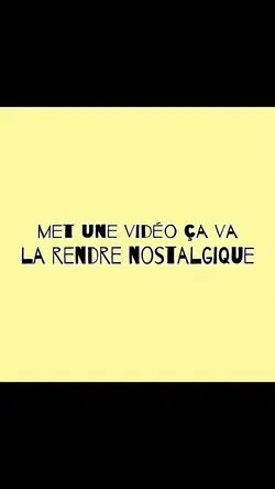 nostalgie