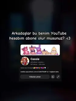 YouTube hesabım 