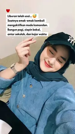 liburan telah usai