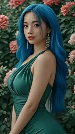 cabelo azul 