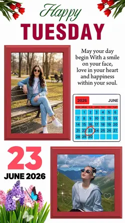 Tuesday 23 june 2026