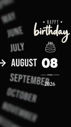 BDAY SON 08 AUGUST