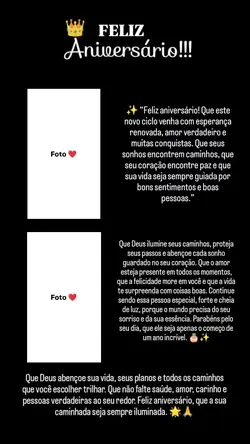 Feliz aniversário 