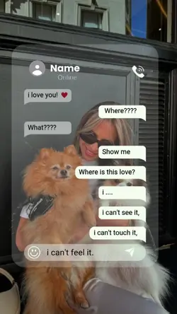 Chat message love yo