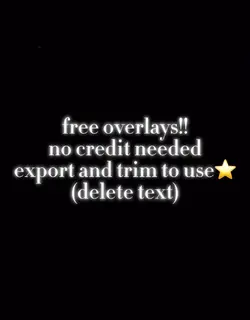 free overlays!!! ⭐️