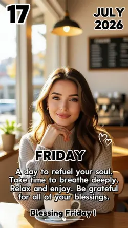 Friday, 17 July 2026