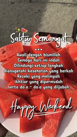 Sabtu semangat happy