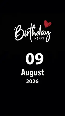 Hbd 09 August 2026