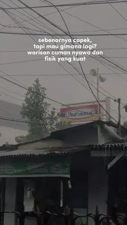 sebenarnya capek