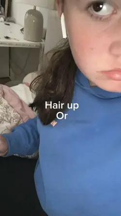 Hair up or hair dow