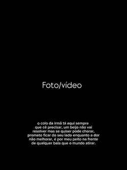 o colo da irmã 