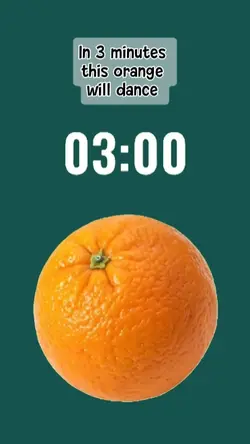Dancing orange
