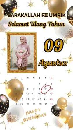 HAPPY MILAD 9 AGUST