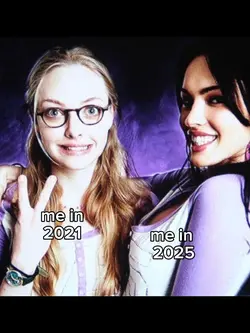 me in 2021 & 2025