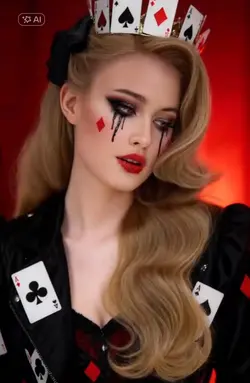 Queen Card Dark 