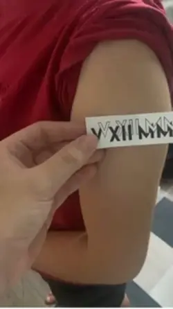 Font tattoo