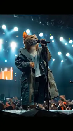 Ai cat DJ concert