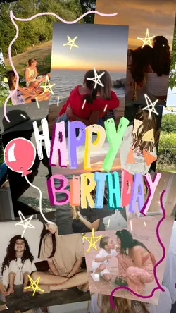 Birthday collage 🎈✨