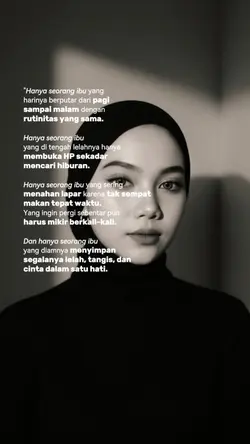 hanya seorang ibu