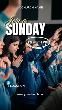 Join us Sunday 