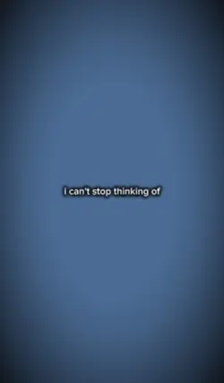 i cant stop thinking