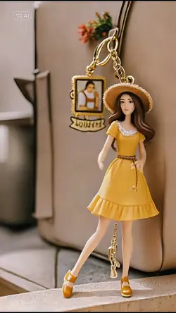 Cute Doll Keychain 