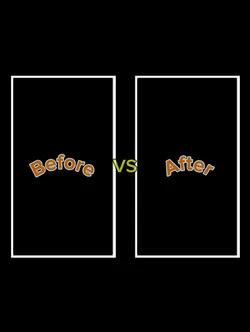 Before & after