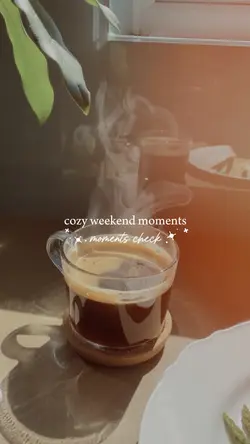 Cozy weekend moments