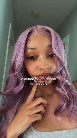 2different hair colo