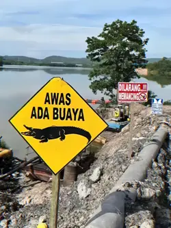 AWAS ADA BUAYA