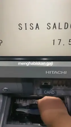 menghabiskan gaji