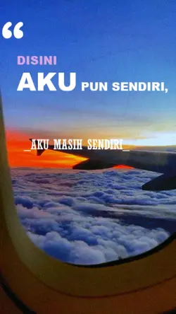 AKU MASIH SENDIRI