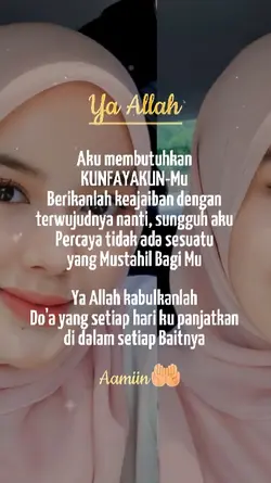 Bismillaah ya Allah 