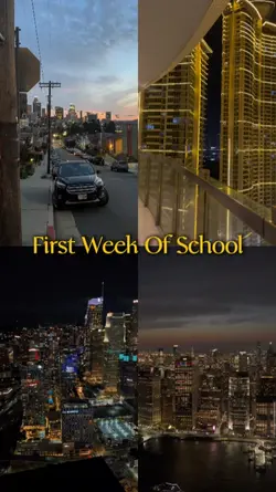 first week of school