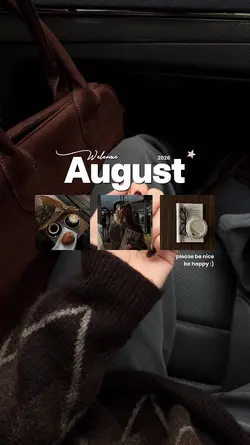 Welcome August 2026