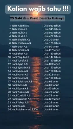 kalian wajib tau