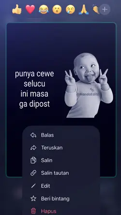 punya cewe selucu