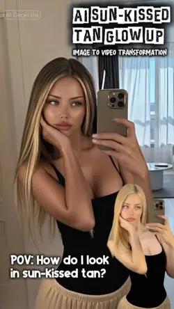 AI Tan Skin Glow Up 